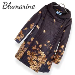 Blumarine ブルマリン ブラック レディース アウター 長袖 ジャケット ダウンジャケット ヒョウ柄 レオパード柄 Lサイズ相当 984KZのサムネイル