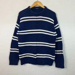 Willpips ウィルピップス ニット ボーダー ネイビー メンズ 古着 クラシック レトロ アメカジ　シティーボーイ