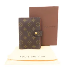 【中古】LOUIS VUITTON ルイヴィトン R20005 モノグラム アジェンダPM 手帳カバー レザー 定番 ビジネス デイリー使い 6穴 文庫サイズ A6 シンプル コンパクト LV ブランド A2600908 【無料ギフトラッピング承ります】