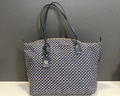 260214 Roberta Pieri ロベルタ ピエリ 幾何学柄 トートバッグ 2wayバッグ ショルダーバッグ レディース カバン 鞄 MADE IＮ ITALY