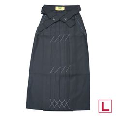 希少♪』新品・未使用！ バイカラー無地袴 (濃紺色系×薄グレー系）単品 