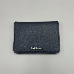 美品　Paul Smith　ポールスミス　定期入れ　パスケース　カードケース　ロゴ　レザー　黒　ブラック