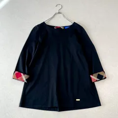 BLUE LABEL CRESTBRIDGE ブルーレーベルクレストブリッジ CBチェック バックリボン 2wayカフス プルオーバー カットソー トップス