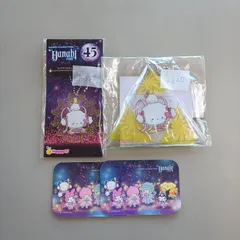 こぎみゅん サンリオ HAPPYくじ HANABI 2024 クリアポーチ　ステッカー アクリルチャーム