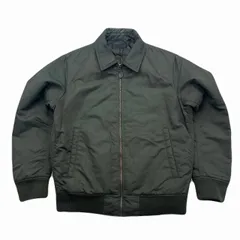 ユニクロ MA-1型 フライトジャケット メンズ Mサイズ オリーブグリーン 中綿ジャケット シンプル