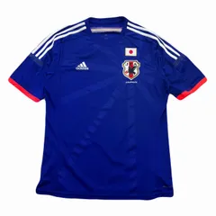 アディダス レプリカユニフォーム メンズ XLサイズ サムライブルー サッカー 日本代表 2014年 home 円陣モデル 応援用 フットサル