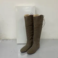 DIANA  ダイアナ ロングブーツ スウェードブーツ レディース モカ 中古