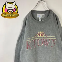 【G023】スウェット ビッグロゴ エンブレム レトロ感 ゆるだぼ 古着