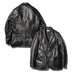 MOSSIR PARENT 모시루 퍼런트 가죽 재킷 (Black) [MOJK011]