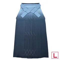 新品 卒業袴 ボカシ 水色 紺 Ｌ 紐下95cm 160～170cm ヘラなし 卒業式 謝恩会 袴 洗える