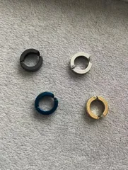 イヤーカフ ４点セット 耳たぶ 軟骨にもおススメ 片耳 両耳 定番アクセサリー イヤリング