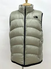 ノースフェイス THE NORTH FACE ダウンベスト XXL クレイグレー ND92452 収納袋付き アコンカグアベスト メンズ 未使用 2602WT034のサムネイル