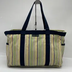 BN7870●NEIGHBORHOOD×PORTER ネイバーフッド＆ポーター ダブルネーム トートバッグ ストライプ ファスナー開閉  希少