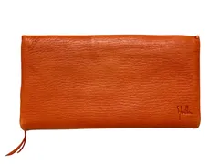 SYBILLA (シビラ) 長財布 ウォレット ラウンドジップ 牛革 レザー BP81013 オレンジ レディース/036のサムネイル