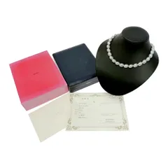 【中古】【箱付き】 TASAKI タサキ シルバー マベパール ネックレス 49.6g □S刻印 567167 ネックレス