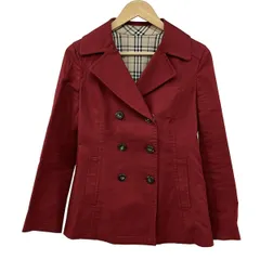 美品バーバリーブルーレーベル赤ウールコート38 BLUE LABEL CRESTBRIDGE - 【新品】ブルーレーベルクレストブリッジ