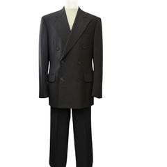 GIANFRANCO FERRE コットンストライプスーツ上下セットアップ中古 