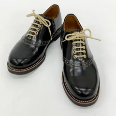 GLADHAND REGAL グラッドハンド リーガル SADDLE SHOES サドルシューズ ドレスシューズ メンズ 24.5cm ブラック 靴 DF18028■