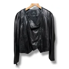 GRACE CONTINENTAL グレースコンチネンタル 羊革 シングルライダース ラムレザー シープスキン レザージャケット アウター 長袖 レディース サイズ36 ブラック 秋 久喜倉庫店 13 No.K1480のサムネイル