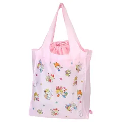 水森亜土 ショッピングバッグ ワイド底板付きエコバッグ フレンズ カミオジャパン お買い物かばん キャラクター グッズ 