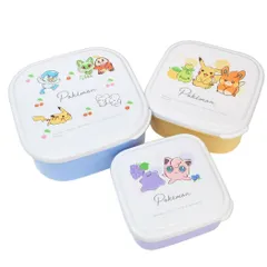 ポケットモンスター お弁当箱 入れ子ランチボックス チェリーチラシ ポケモン カミオジャパン 日本製 抗菌 キャラクター グッズ 