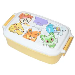 ポケットモンスター お弁当箱 1段ランチボックス ポケモンの輪 ポケモン カミオジャパン 日本製 抗菌 キャラクター グッズ 