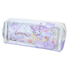 クロミ ペンポーチ クリアツインファスナーペンケース サンリオ カミオジャパン 筆箱 新学期準備文具 キャラクター グッズ 