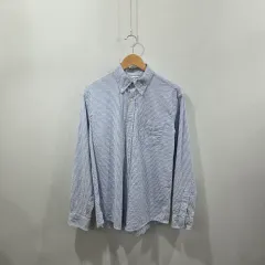 ブルックス・ブラザーズ ボタンダウン ストライプ シアサッカー シャツ M