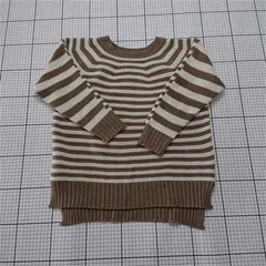 ◇ Θ ノーリーズ NOLLEY'S light 113-1935 ボーダーニットベージュ系 レディース E  【1510290000769】