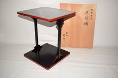 茶道具 桂棚 大日本茶道学会 仙翁好 渡辺可映 共箱 組立式 棚物 漆器