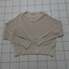 ◇ ⊂ アンフィーロ UNFILO サマーニット ベージュ系 Mサイズ レディース E  【1512100006619】