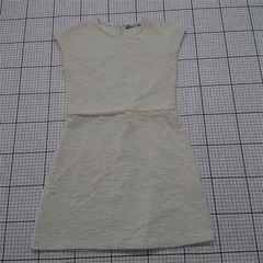 ◇ Θ ザラ ZARA コットン混ワンピース アイボリー系 レディース Sサイズ E  【1512100009399】