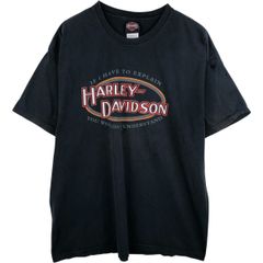 古着 00年代 ハーレーダビッドソン Harley-Davidson モーターサイクル バイクTシャツ USA製 メンズXL相当/eaa615501
