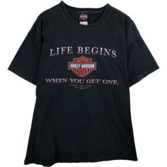 古着 00年代 ハーレーダビッドソン Harley-Davidson モーターサイクル バイクTシャツ USA製 メンズXL相当/eaa615502