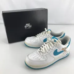 05w19317 ナイキ NIKE  AIR FORCE 1 07  ブルー/ホワイト  27.5cm US9.5 UK8.5 EU43 ベトナム製 メンズ  スニーカー  DJ7998-100  【中古品】