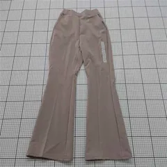◇ Θ ジーユー GU 2WAYストレッチフレアパンツ ベージュ系 S レディース E  【1512100009900】