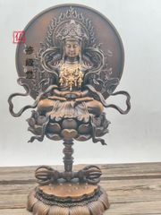修縁堂】真言宗 美術工芸品供養品大威徳明王 隠してもいい 置物 高さ約
