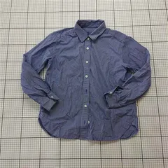 ◇ Θ 無印良品 ストライプシャツ コットン100% Sサイズ メンズ E  【1512100013594】