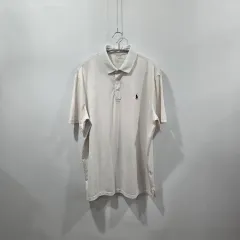 POLO RALPH LAUREN（ポロラルフローレン） 機能性 カラ― 白 半袖Tシャツ L