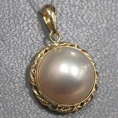 K18マベパールペンダントトップ 2.6g