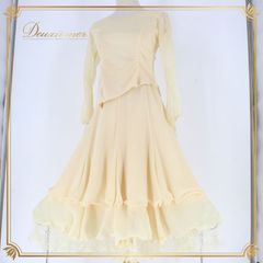 美品 日本製社交ダンス衣装】ワンピース ドレス PAPILLON パピヨン