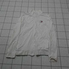 ◇ Θ トミー ヒルフィガー TOMMY HILFIGER ジップアップジャケット ホワイト メンズ 164 E  【1512220019155】