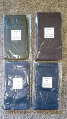 未使用品 カラータイツ 80デニール 4足セット L-LL カーキ ダークブラウン チャコールグレー ネイビー