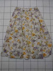 ◇ ⊂ クチュールブローチ Couture Brooch 花柄フレアスカート 日本サイズM レディース E  【1601070005927】