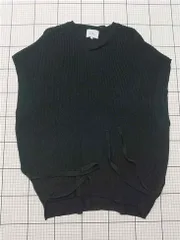 ◇ Θ リル LILL ニットベスト ブラック系 Lサイズ レディース E  【1601070005835】