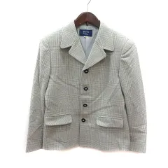 キース KEITH テーラードジャケット ウール チェック 総裏地 グレー /MS