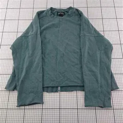 ◇ Θ マナスタッシュ MANASTASH クルーネック長袖カットソー グリーン系 メンズ E  【1601150011930】