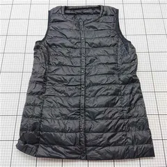 ◇ ⊇ ベリアアットリーチ Belia attrice ダウンベスト L ブラック系 レディース E  【1601070008676】