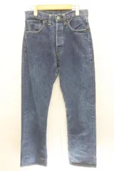 【中古】 LEVIS メンズデニムパンツ W30×L36 s501xx デニムパンツ LEVIS W30×L36 インディゴブルー 藍 無地 555