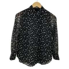 theory luxe(セオリーリュクス) 長袖シャツブラウス サイズ32 XS レディース美品  - 黒×白 ドット柄